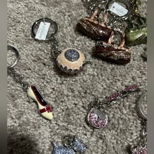 Alexander Kalifano Lot Of Key Chains And Pendants (22) Swarovski crystals
